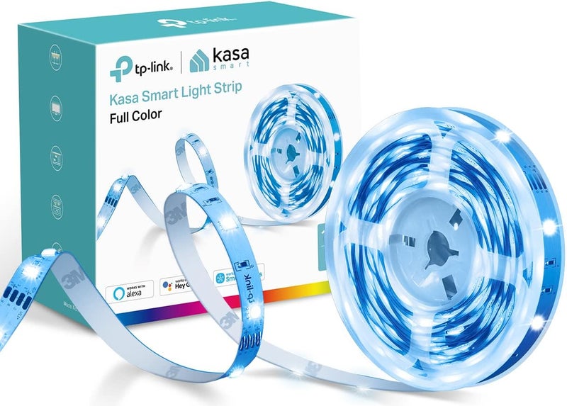Kasa Smart شريط إضاءة LED، 16.4 قدم شريط LED واي فاي يعمل مع أليكسا، جوجل هوم، سمارت ثينغز، سطوع عالي مع 16 مليون لون، RGB، تجميع، طول قابل للتعديل، يصل إلى 25,000 ساعة (KL400L5) - Image 1